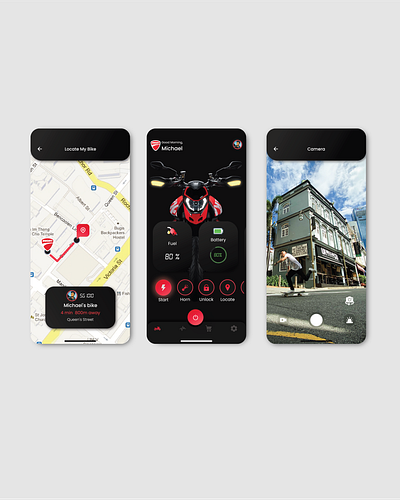 Ducati Smart Key Concept abode behance branding design dribble figma protopie ui ui animation ui design uidesign uidesigner uidesigns uiinspirations xd design