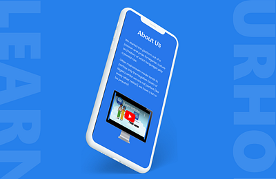 Learn Urhobo Web App (Mobile View) epower epower ng mobile view responsive design web app web design webb app design website