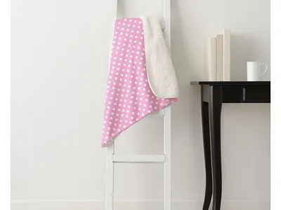 Pretty pink sherpa blanket blanket cozy pink polkadots sherpa soft warm zazzle
