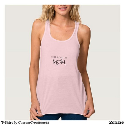 Personalized MOM shirt babies children love mom mother names pretty zazzle