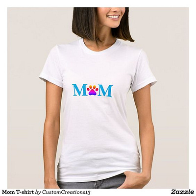Doggy Mom Shirt dog doggy doggymom dogs mom mother pets shirt zazzle
