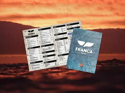 Franca Menu Bar brand brand identity branding design logo logo design logodesign menu menu bar menu design menubar minimal type vector