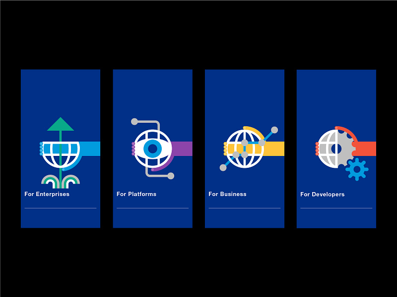 PayPal Business web campaign branding graphicdesign illustration