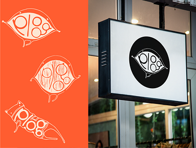 Plog Logo Drafts branding character concept cute design graphic design illustration logo logo design typography