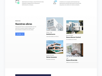 Real Estate Proposal building construction design font landing landing page mada minimalistic real estate real estate agency ui white