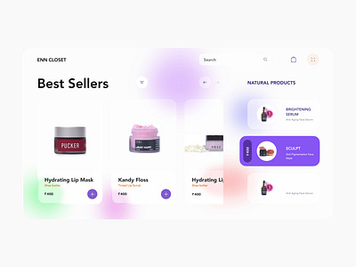 Skin products website blur app blur blurred blurred background branding design figma shrutiuiux ui uidesign website website design