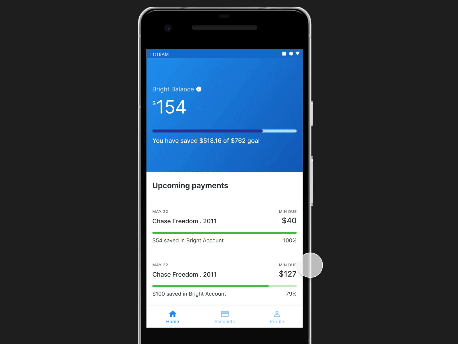 Bright Money | Hiring design challenge animated gif animation app design figma figma design figmadesign interaction interaction design motion motion design prototype prototype animation prototypes prototyping ui uidesign uxdesign
