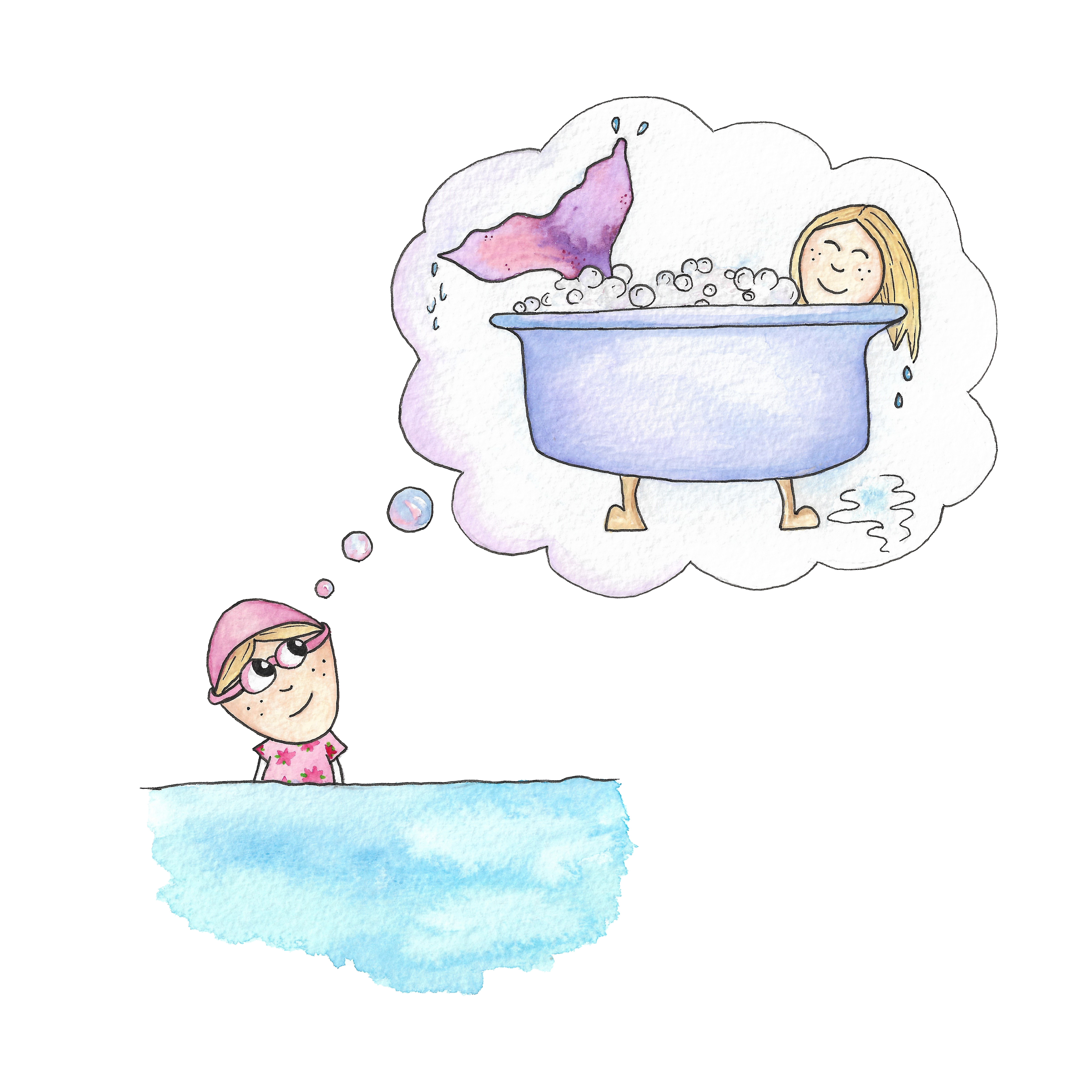 Example of Mermaid Bath Dreaming
