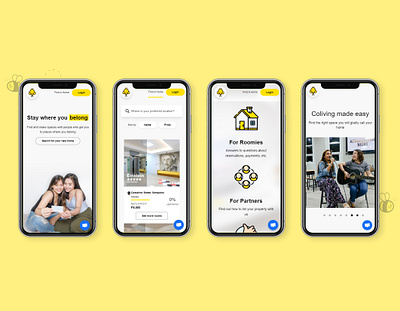 Rentalbee PH on mobile aesthetic bee manila mobile mobile design philippines rentalbee simple