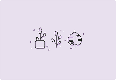 More Plants 🌿 design graphic design icon illustration logo minimal nature plant plants