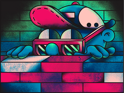 Strip Look design graffiti illustration illustrator