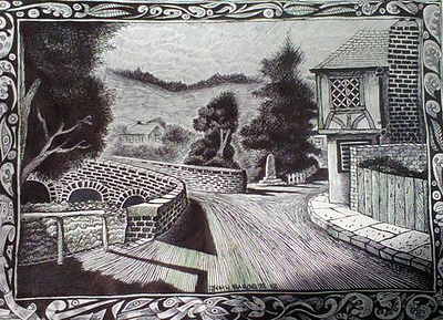 The Rising Sun design illustration logo