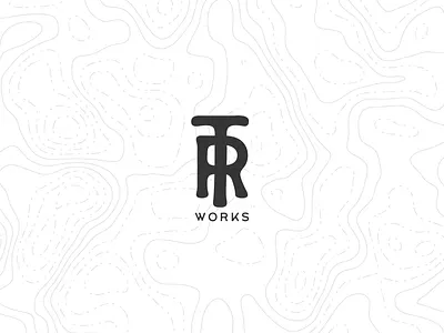 TR Works Logo Rebrand logo roof rustic texas tin