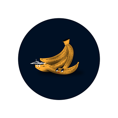 bananas 2d art art banana bananas character drawing flat illustration vector