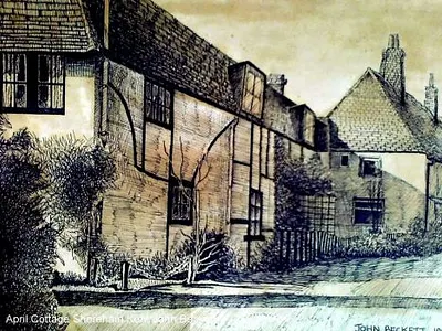 April Cottage illustration