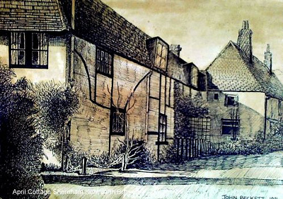 April Cottage illustration