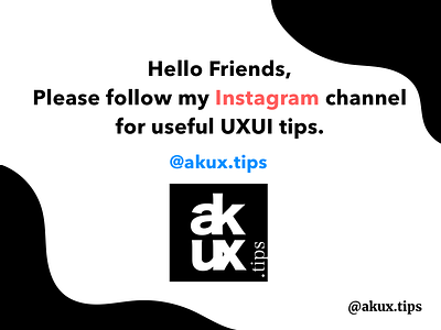 akux.tips Instagram Channel instagram instagram post mobile mobile app user experience userinterface ux ui design uxconsultant uxtips