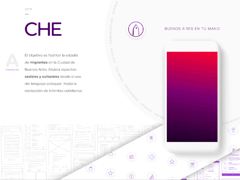 UX UI | Che | Buenos Aires en tu mano app buenos aires ui ui design ux ux research uxdesign
