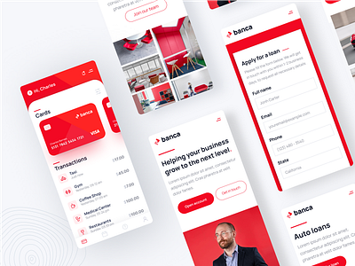 Responsive Design | Banca - Bank & Finance Webflow Template bank banking credit credit card finance fintech mobile mobile app mobile design mobile ui money responsive responsive design wallet wealth