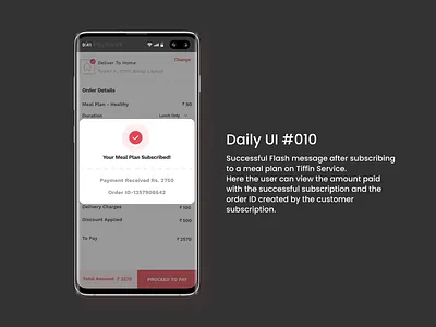 Flash message app design icon typography ui ux website