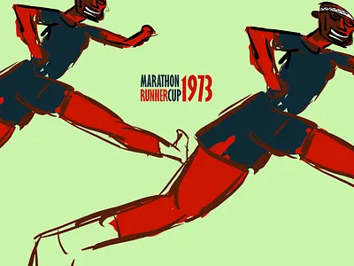 MARATHON RUNNERCUP 1973 illustration