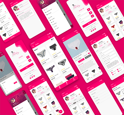 eCommerce Mobile App UI Design - Primary Theme adobe xd app ui ux branding ecommerce app ecommerce design illustration logo mobile app mobile app design mobile app ui ui ui ux