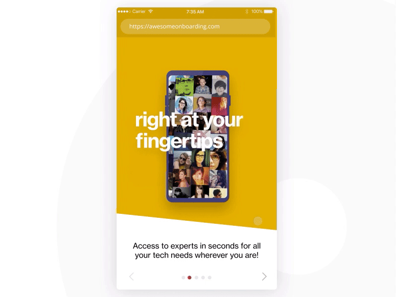 Awesome interactive onboarding concept #part 2 animation app design interaction design interactive onboarding mobile mobile prototype onboarding onboarding animation principle prototype prototype animation
