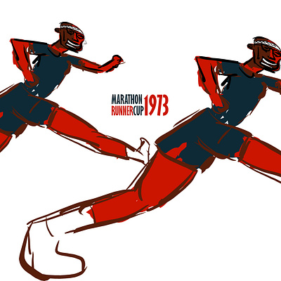 MARATHON RUNNERCUP 1973 illustration