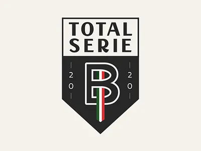 Total Serie B blog logo calcio italian sports italy logo design soccer sports related logo
