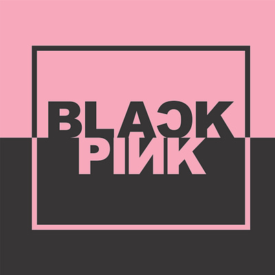BLACKPINK black blackpink design fanart graphic design illustration inverted kpop kpop art kpop fanart pink