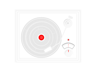 Record Player art direction design graphic design illustration minimalist