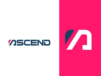 ASCEND logo design - A letter logo 3d app app logo arrow branding design crative logo flat icon logo mimimal minimalist morden professional logo