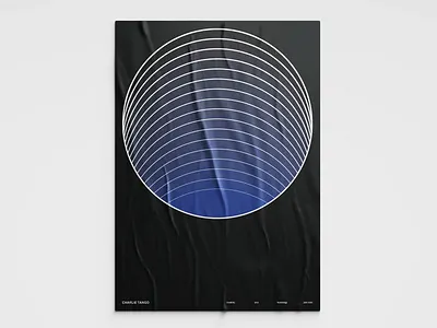 Charlie Tango Poster Series - Circles brand brand identity branding identity poster poster art poster design posters print print design