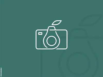 Avocado Photography avocado camera design fruit lineart logo logodesign logomark monoline photography