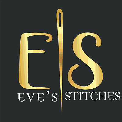 Eves Stiches logo1 animation branding coreldraw 2019 design designs flat icon illustraion illustration logo