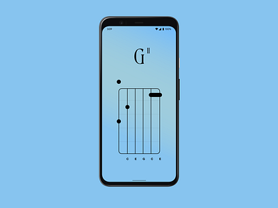 Colorful Chords - G11 app app design chords color dictionary interface music musician song sound