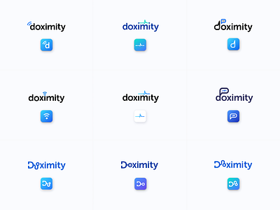 Logo Redesign 2 | Doximity app app icon app icon design app icons brand design brand identity branding branding concept design doctorapp logo logo ideas logo refresh logo update logodesign logos logoset startup tech visual design