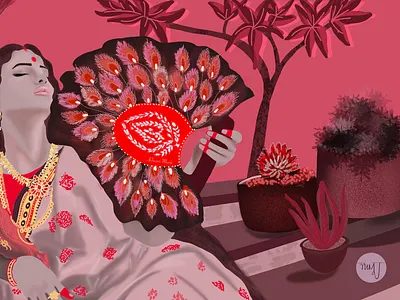 Bulbbul art bollywood movie digital art drawing illustraion movie art movie poster procreate sketching