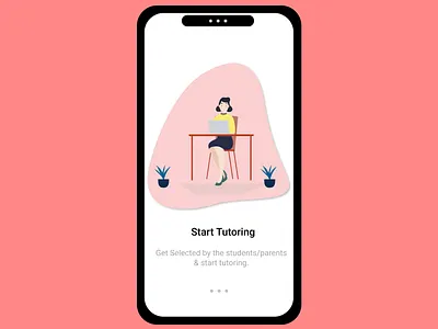 Onboarding UI 6 character design figmadesign girl character icon vector illustration onboarding onboarding screen onboarding ui student uiux vector vector illustration