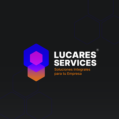 Lucares Services adobe branding design gradient gradient logo illustrator logo logo design vector