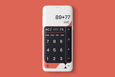 Calculator UI Design adobe xd branding design illustration interaction design logo mockup ui ui ux design ui design uiux ux uxdesign