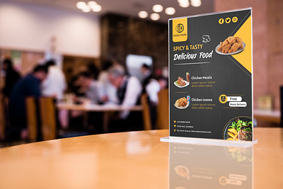 Simple Restaurant Flyer animation bifold brochure branding brochure brochure design design flat design flyer flyer artwork flyer design flyer template flyers icon illustration logodesign trifold brochure typography ux vector website