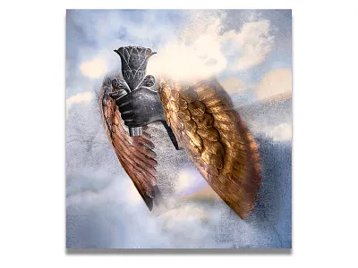 The bird of happiness architecture branding design icon logo myth mythical creature mythological persepolis print ramin barzegar ramin barzegar