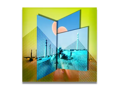 Relationship between Past and Present illustration legend persepolis redesign