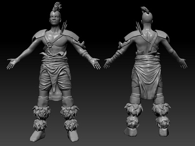 Magic The Gathering: Domri Modeling Fan Art 3d 3d art 3d model capture magic magic the gathering model organic modeling zbrush