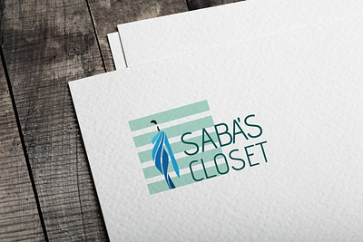 SABA'S CLOSET Logo Design art branding design icon illustration logo minimal typography ui vector