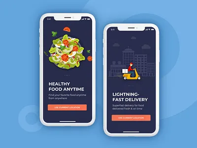 Rebound - Food Order/Delivery Application Concept app app design app design icon ui web ios guide app designer app mobile app screen app ui application application design ios ui uiux ux ux design