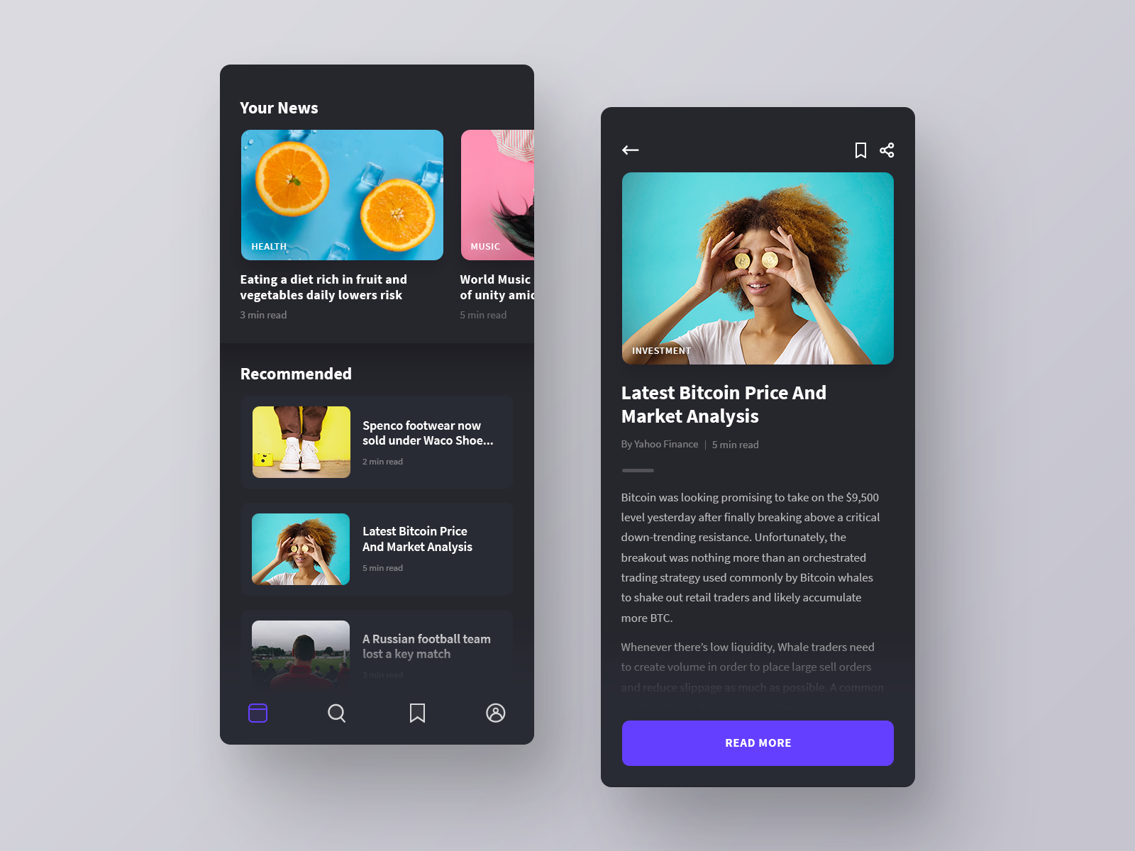 Example of Mobile Application Design