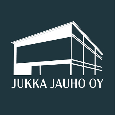 Jukka Jauho logo v02 branding design flat illustration logo minimalistic vector