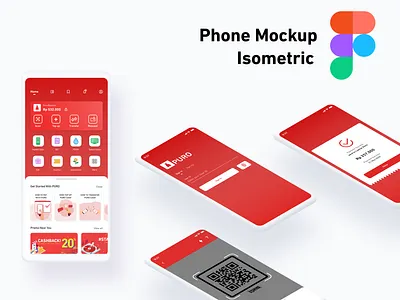 Phone Mockup - Figma mockups phone clay phone mockup phone mockup figma presentation layout